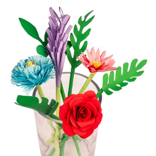 Комплект Направи си сам Букет от хартиени цветя