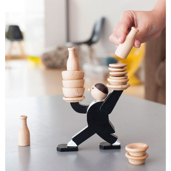 Дървена игра за сръчност и баланс Сервитьор Don't Tip The Waiter