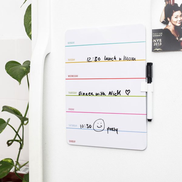 Магнитна бяла дъска Планер с маркер