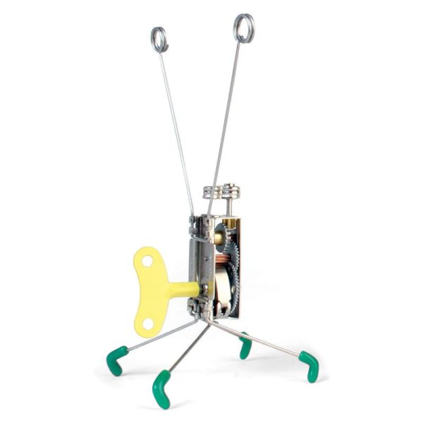 Играчка с механизъм за навиване и щипки за снимки Cranky като танцьор на самба.