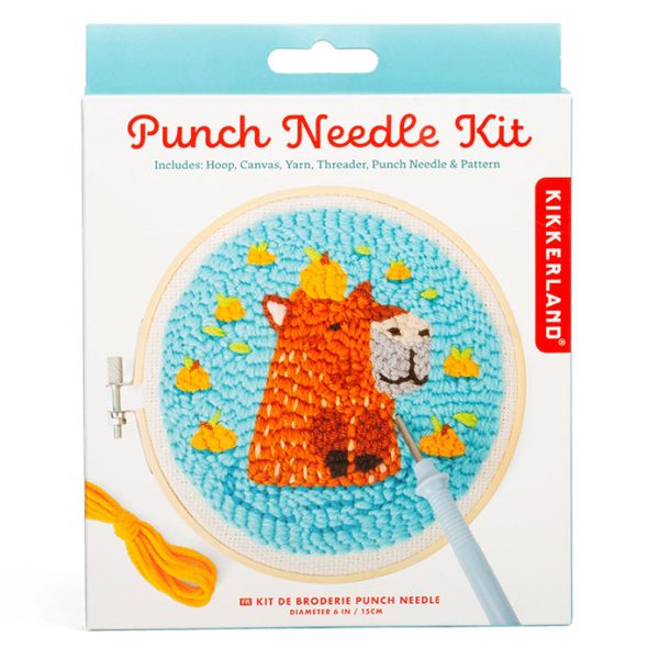 Пънч комплект за плетене на ръка Punch needle Капибара