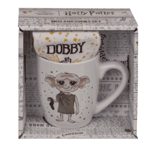 Комплект чорапи и чаша Harry Potter Dobby