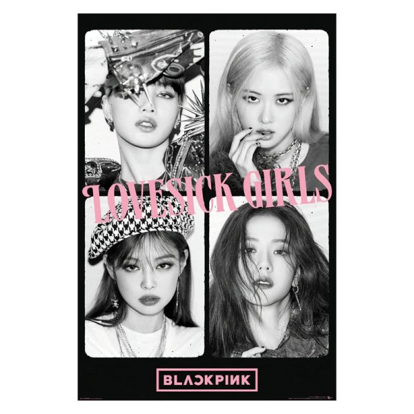 Постер Blackpink Lovesick girls K-Pop