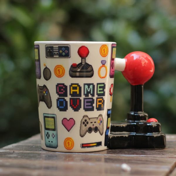 Чаша с джойстик дръжка "Game over"
